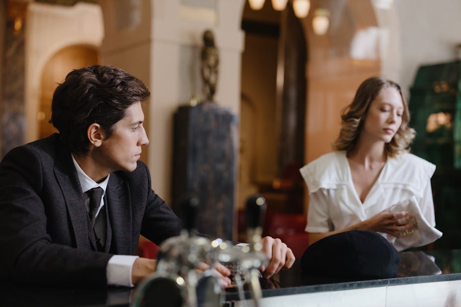 Professional casino staff in formal attire providing excellent service